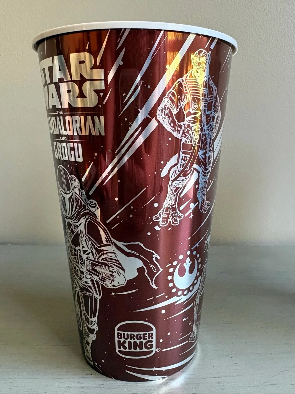 2026 Burger King Star Wars The Mandalorian & Grogu Collectable Cups NEW